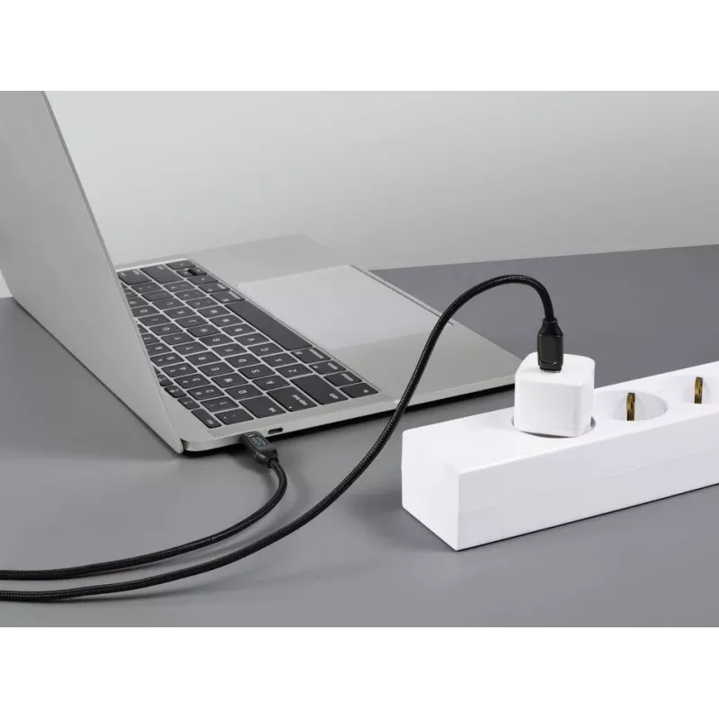 Renkforce Cabo USB-C para USB-C 2.0, 2 m, prateado (metálico) RF-6249498