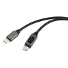 Renkforce Cabo USB-C para USB-C 2.0, 2 m, prateado (metálico) RF-6249498