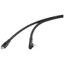 Renkforce Cabo USB4 USB-C para USB-C 1 m preto 8K UHD ficha magnética RF-6438138