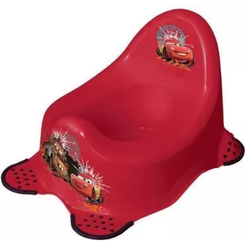 keeeper kids Adam Cars Bacio para bebé, vermelho-cereja com estampa, pés de borracha antiderrapantes, 1 unid. 1867040117100