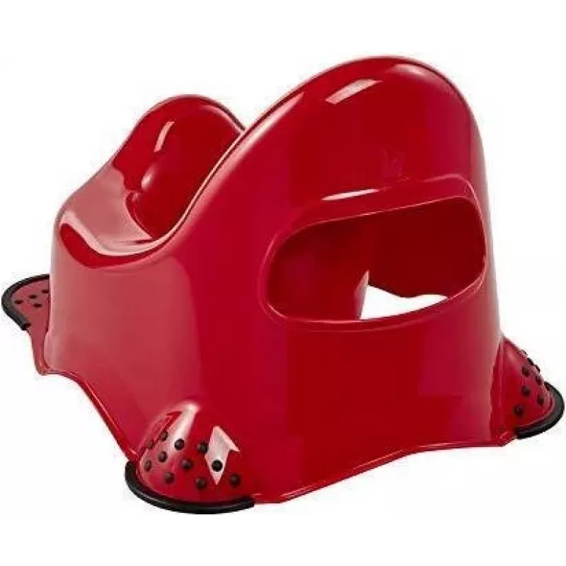 keeeper kids Adam Cars Bacio para bebé, vermelho-cereja com estampa, pés de borracha antiderrapantes, 1 unid. 1867040117100
