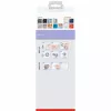 Conjunto de escova de sanita e suporte tesa MOON WHITE, autocolante, metal, branco mate 40571-00000-00