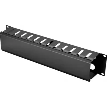 Gestão de cabos para rack de 19 polegadas Renkforce RF-7112618 2U preto