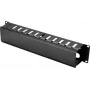 Gestão de cabos para rack de 19 polegadas Renkforce RF-7112618 2U preto