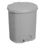 Balde de pedal keeeper tjark 21 L cinzento nórdico efeito rattan 1030413000000