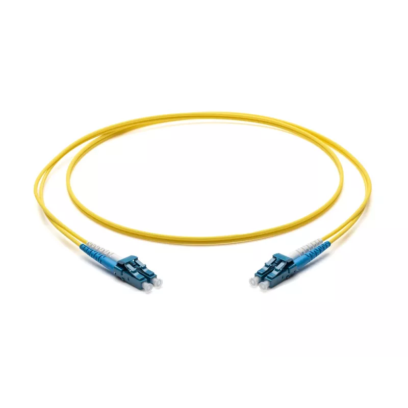 Cabo de patch de fibra ótica Corning LC/LC OS2 monomodo duplex, 10m, amarelo F040402G2Z20010M