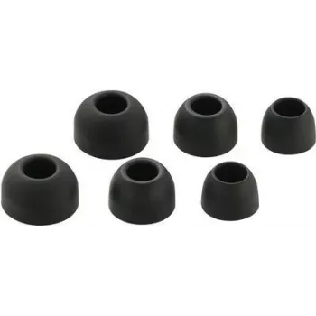 Renkforce almofadas para auscultadores in-ear, 3 pares, preto (RF-5044672)