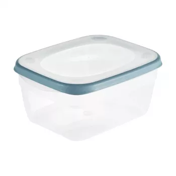 keeeper Franco recipiente de arrumação para alimentos, 1,8 L, retangular, rebordo azul 1079468000000