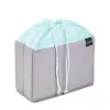keeeper nea saco para fruta e legumes, 9 litros, cinzento/aquamarine, cordão de aperto, dobrável, apto para alimentos, 1 unid. 1229562400000