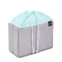 keeeper nea saco para fruta e legumes, 9 litros, cinzento/aquamarine, cordão de aperto, dobrável, apto para alimentos, 1 unid. 1229562400000