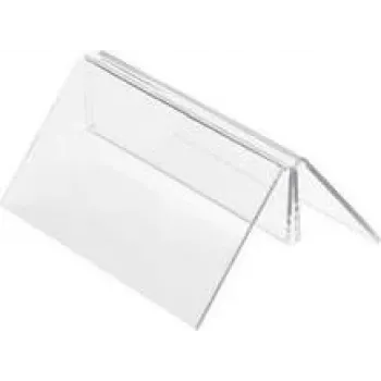 DEFLECTO MH10011 expositor de brochuras e cartões em acrílico cristalino, 151 x 57 x 42 mm