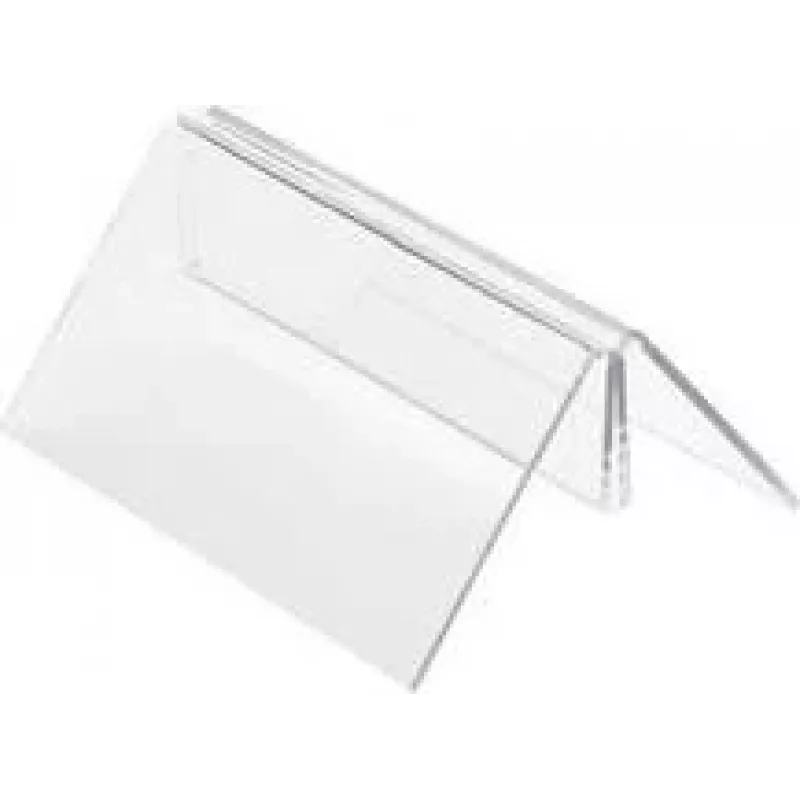DEFLECTO MH10011 expositor de brochuras e cartões em acrílico cristalino, 151 x 57 x 42 mm