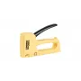 Rapid R13 Blomster agrafador manual para agrafos de arame fino tipo 13, 4-10 mm, caixa em plástico reciclado, peças internas em aço, amarelo (5001620)