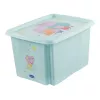 keeeper Karolina caixa de arrumação Peppa Pig, 30 litros, aquamarina, com tampa, empilhável 1223862433600