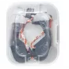 Uvex xact-fit tampões auriculares reutilizáveis 26 dB SNR, 50 pares, azul 2124017