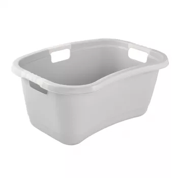 keeeper Janne bacia de roupa, Nordic-Grey, 38 L, forma de rim, pegas Soft-Touch 1078313000000