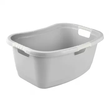 keeeper Janne bacia de roupa, Nordic-Grey, 38 L, forma de rim, pegas Soft-Touch 1078313000000