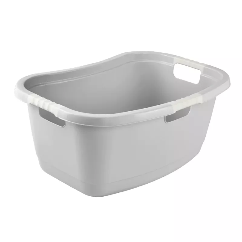 keeeper Janne bacia de roupa, Nordic-Grey, 38 L, forma de rim, pegas Soft-Touch 1078313000000