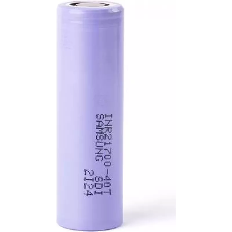 Samsung INR21700-40T 21700 Flat-Top Bateria de iões de lítio 3,6V 4000mAh (INR2170040T)