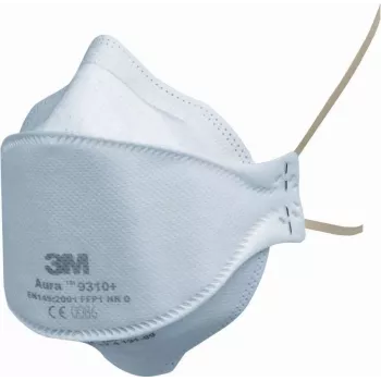 3M Aura 9332+BV FFP3 NR D Máscara de proteção respiratória contra partículas com válvula Cool Flow, branco, 1 unid. 7000089312