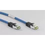 Wentronic 45657 Cabo de rede Cat8.1 S/FTP, RJ45, 0,25 m, azul