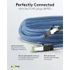 Wentronic 45657 Cabo de rede Cat8.1 S/FTP, RJ45, 0,25 m, azul