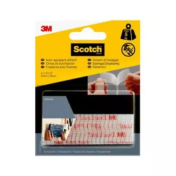 3M Dual Lock fecho de velcro SJ3550 branco 25 mm x 75 mm, 4 tiras 7100151768