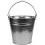 Bradas balde de aço galvanizado, 7 L, prateado, asa metálica J5316