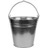 Bradas balde de aço galvanizado, 7 L, prateado, asa metálica J5316