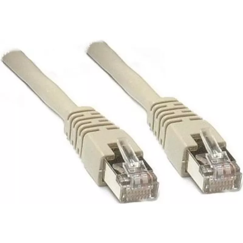 Wentronic Goobay cabo de rede crossover CAT 5e, U/UTP, cinzento-verde, 2 m - CCA alumínio revestido a cobre (68864)
