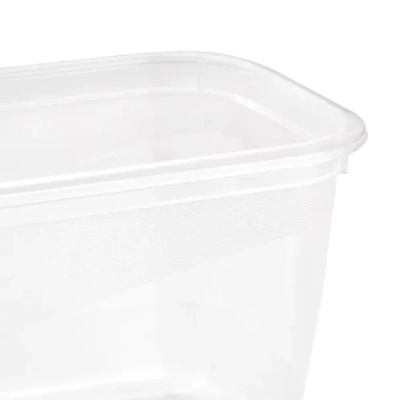 keeeper fredo fresh conjunto de recipientes de armazenamento, 4 x 0,75 L, retangular, transparente com tampas cinzentas 3067382700000