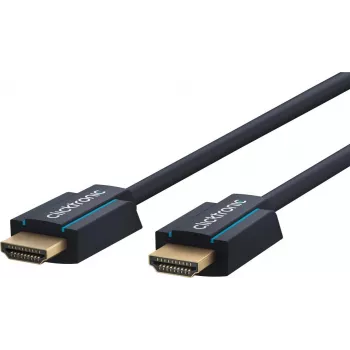 ClickTronic 70308 cabo HDMI High-Speed com Ethernet 12,5 m - azul