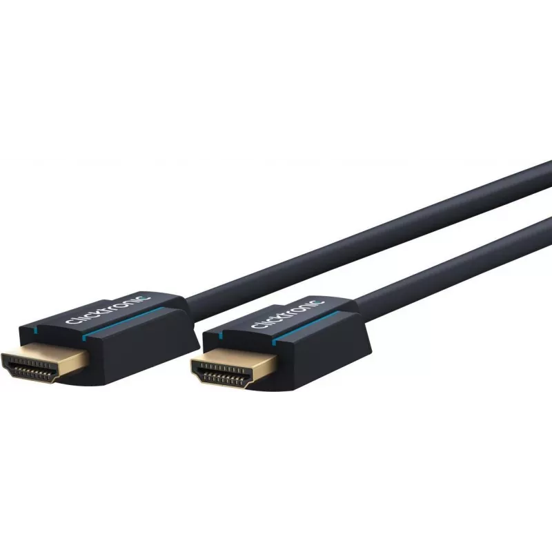 ClickTronic 70308 cabo HDMI High-Speed com Ethernet 12,5 m - azul