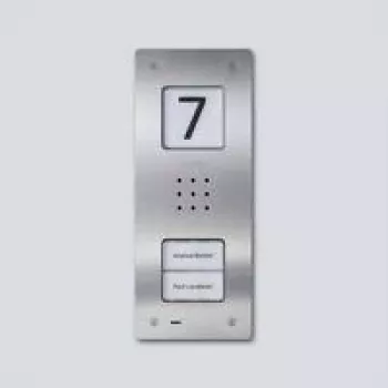 SIEDLE CAU 850-2-0 E posto de áudio para porta Siedle Compact encastrar 210009118-00