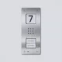 SIEDLE CAU 850-2-0 E posto de áudio para porta Siedle Compact encastrar 210009118-00