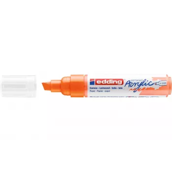 Edding 5000 marcador acrílico largo - laranja - ponta biselada - 5-10 mm 4-5000066