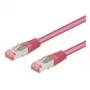 Wentronic Goobay cabo de rede CAT 6 S/FTP, magenta, 30 m, LSZH, cobre 93440