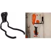 Bradas suporte de ferramentas em U para cargas pesadas, placa de aço 85 x 60 mm, 3 furos de montagem 5 mm, 1 unid. (DIY-HG2150)