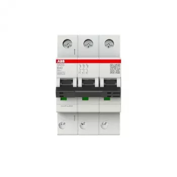ABB SX203-B40 disjuntor automático tripolar, tipo B, 40 A, 400 V AC, 6 kA