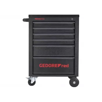 Gedore RED MECHANIC carrinho de oficina, 6 gavetas, preto (3300012)