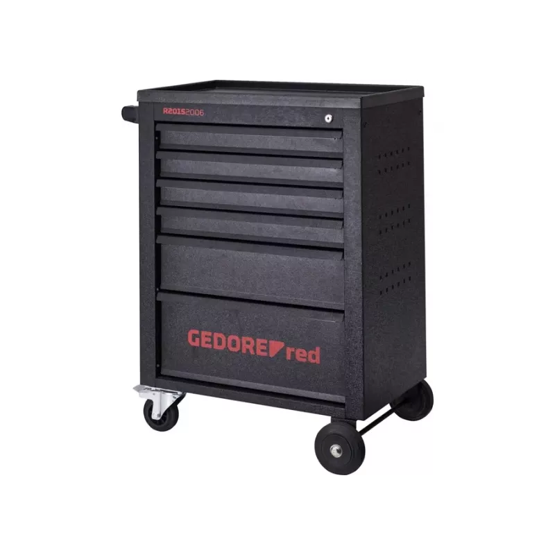 Gedore RED MECHANIC carrinho de oficina, 6 gavetas, preto (3300012)