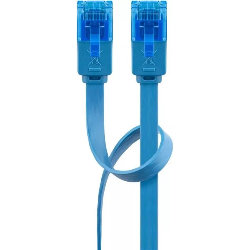 Wentronic cabo de rede RJ45 CAT6a 5m, U/UTP, banhado a ouro, 10 Gbit/s 96339