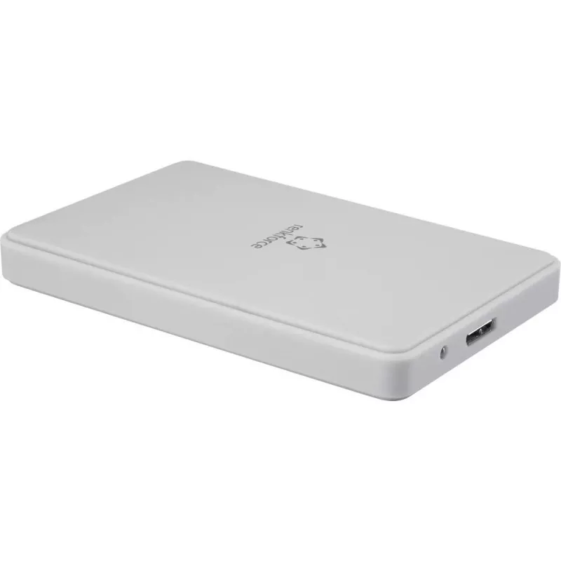 Renkforce RF-4505644 caixa para HDD/SSD SATA de 2,5 polegadas, USB 3.0, branco