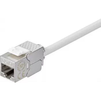 Renkforce RF-4531196 acoplador RJ45 Cat.6a blindado prateado