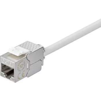 Renkforce RF-4531196 acoplador RJ45 Cat.6a blindado prateado