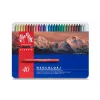 CARAN D'ACHE Neocolor I lápis de cera, conjunto de 40, redondos, cores sortidas, invólucro de papel 7000.340