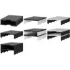 Módulo de organização STYRO styrodoc uno com 2 compartimentos, branco/preto 268-1102.09