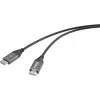 Cabo de ligação HDMI de fibra ótica SpeaKa Professional ficha HDMI-A macho para macho 50 m preto (SP-12842676)