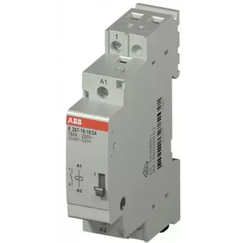 Relé de instalação ABB E297-16-10/24 16A 1NO bobina 24V AC/DC calha DIN 2TAZ311000R2041
