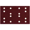 Folhas de lixa de velcro Metabo 80 x 133 mm, grão P120, aspiração 16 furos, pack de 50 (SRA) 635194000